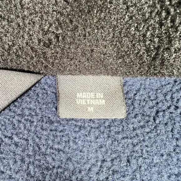 Eddie Bauer Mens Blue Full Zip Waterfall Resort Alaska Fishing Fleece Vest Sz M - Picture 9 of 12